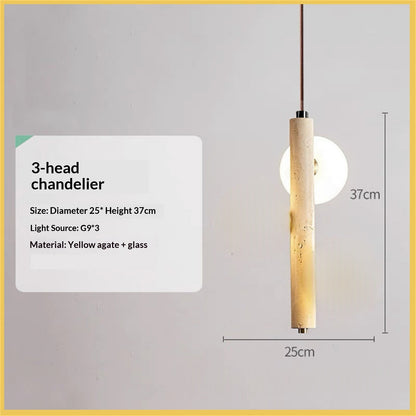 Cave Stone LED Pendant Chandelier