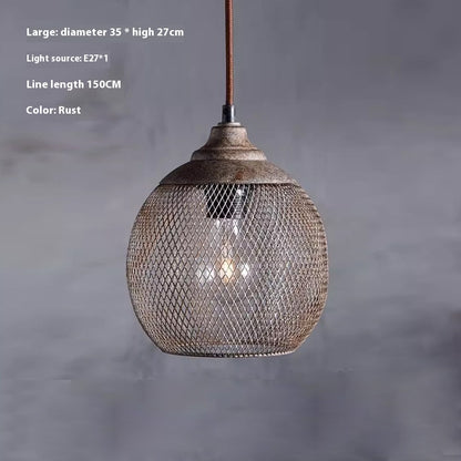 Industrial Iron Mesh Chandelier / Small Size Chandelier