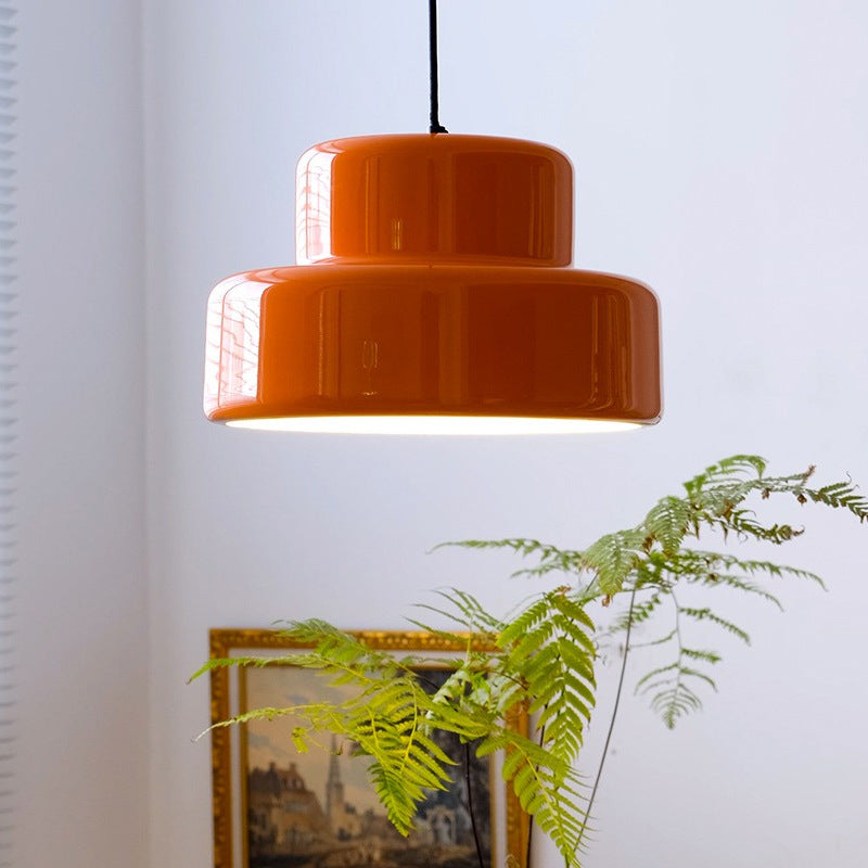 Nordic Accent Pendant Light / Warm Light / Big Orange