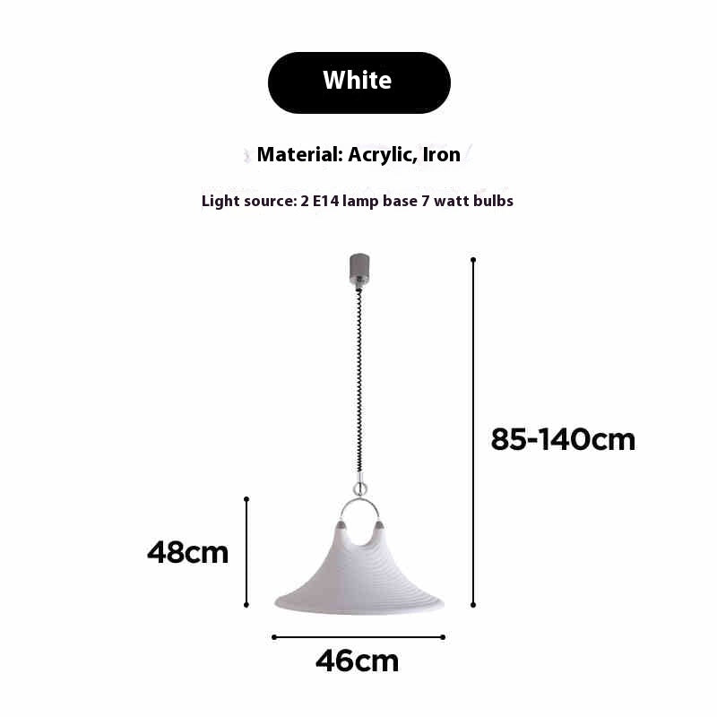 Retractable Twin-Light Horn Chandelier / Color