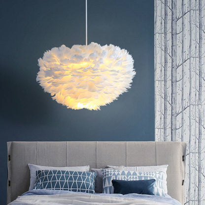 Smart Dimming LED Chandelier / Pink30cm / Monochromatic warm light
