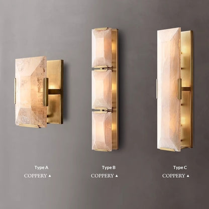 Minimalist Marble Wall Light