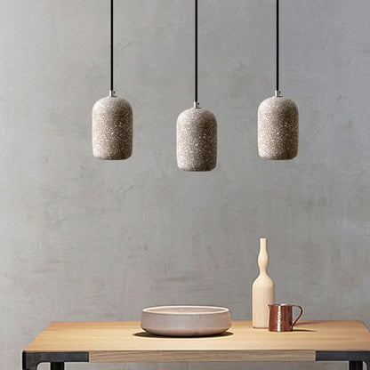 Industrial Cement LED Pendant Light / Grey / 220V / 5W white light