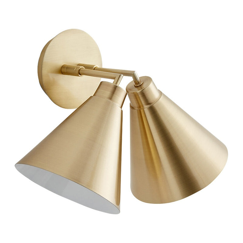 Adjustable Twin-Head Industrial Wall Light