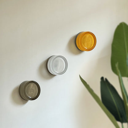 Textured Glass Nordic Wall Light / Dimple Transparent / Tricolor Light