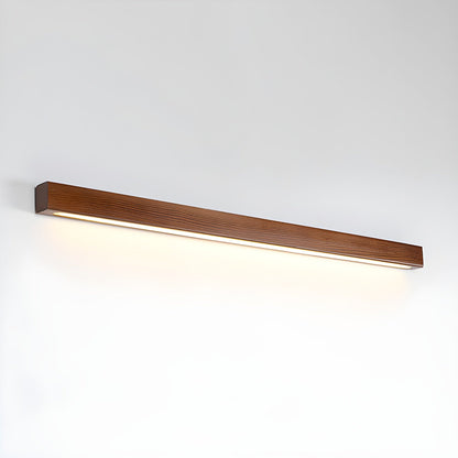 Linear Wood Integrated LED Wall Light