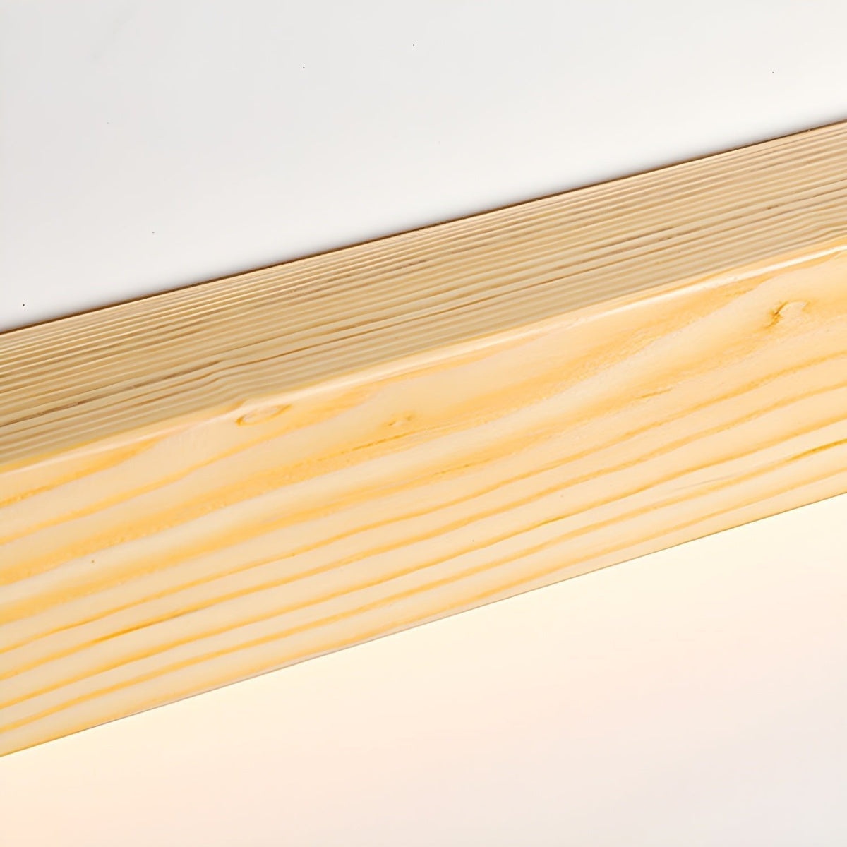 Linear Wood Integrated LED Wall Light / ∅ 31.5″ x W 1.8″ x H 2″ / Walnut Color / Warm Light