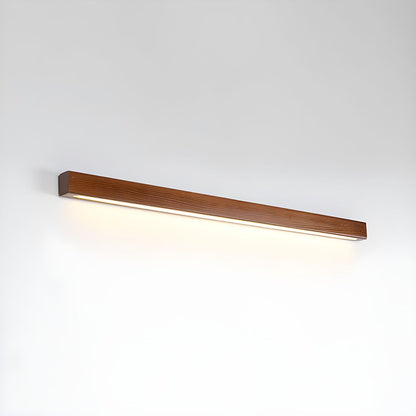 Linear Wood Integrated LED Wall Light