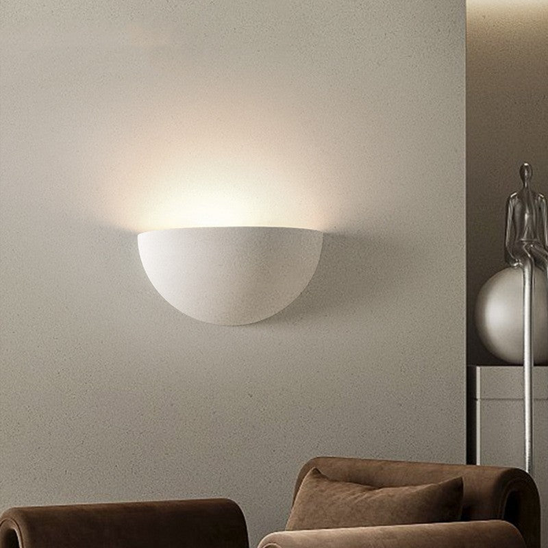 Gypsum Aluminum Bedside Wall Light