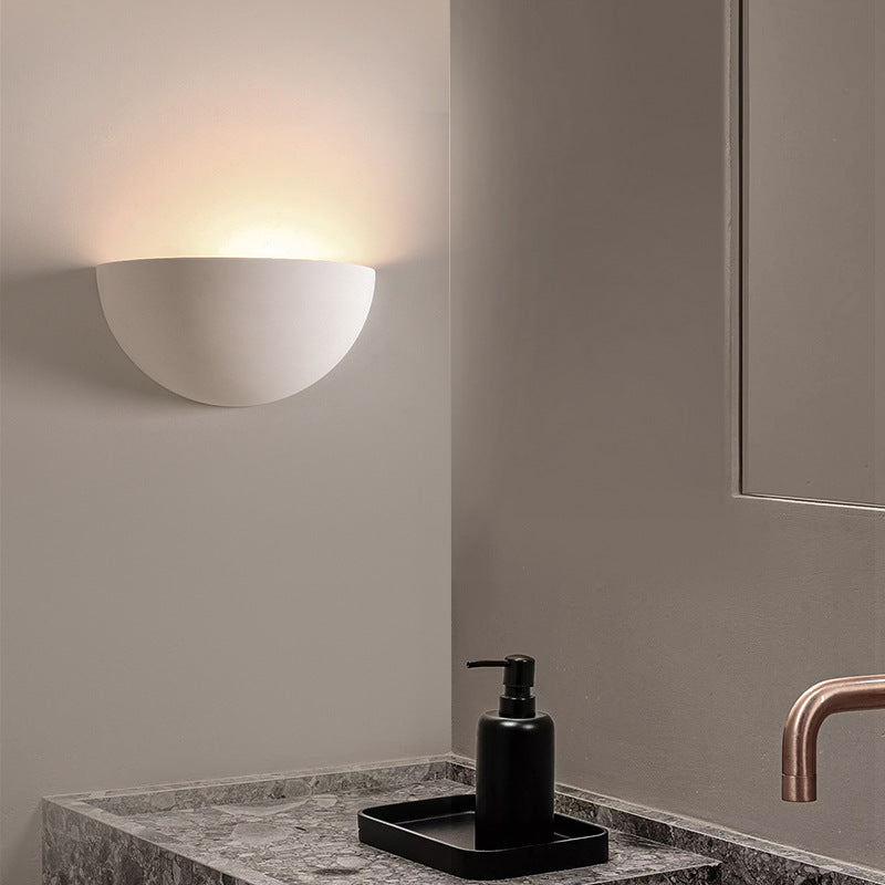 Gypsum Aluminum Bedside Wall Light