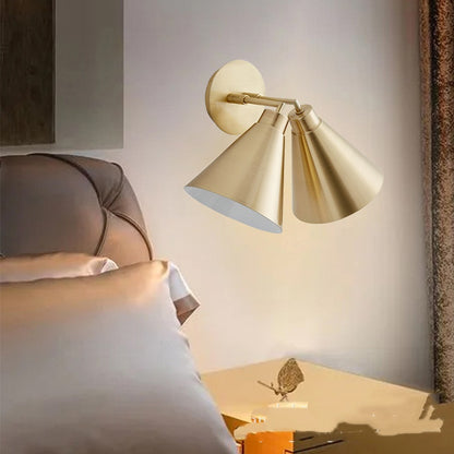 Adjustable Twin-Head Industrial Wall Light / double headed wall lamp / LED white light