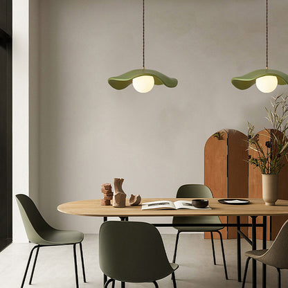 Lotus Leaf Decorative Chandelier / Green