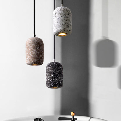 Industrial Cement LED Pendant Light / White / 220V / 5W white light