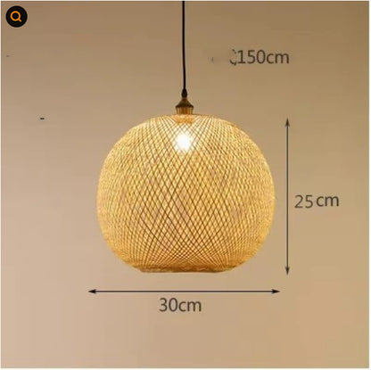 Pastoral Zen Pendant Chandelier / With Bulb / Diameter 55CM