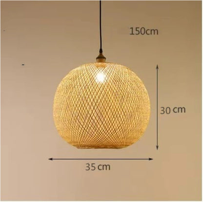 Pastoral Zen Pendant Chandelier / With Bulb / Diameter 50CM
