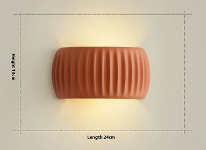 Pumpkin Resin Bedside Wall Light