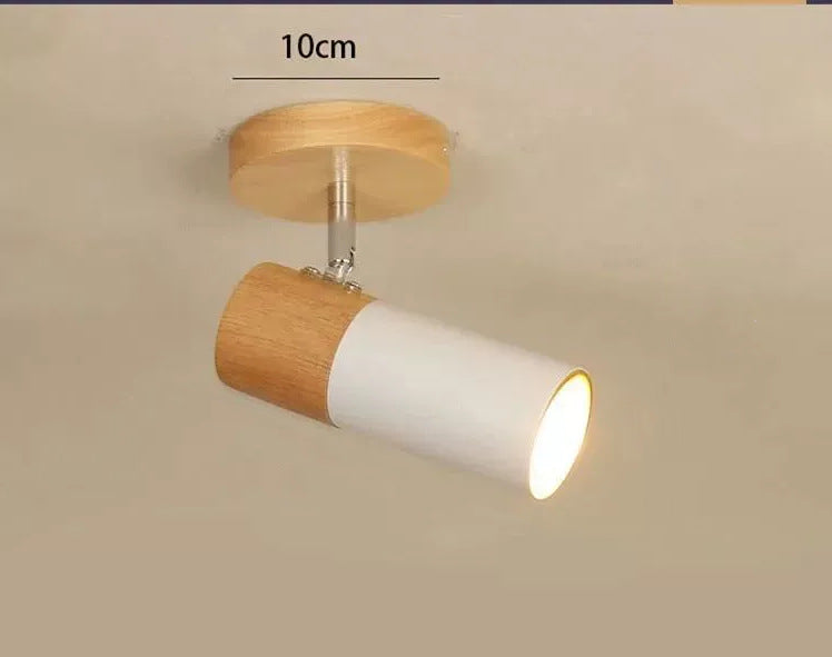 Adjustable Nordic Ceiling Spotlight / Disc Black / E27 Delivery Warm Light