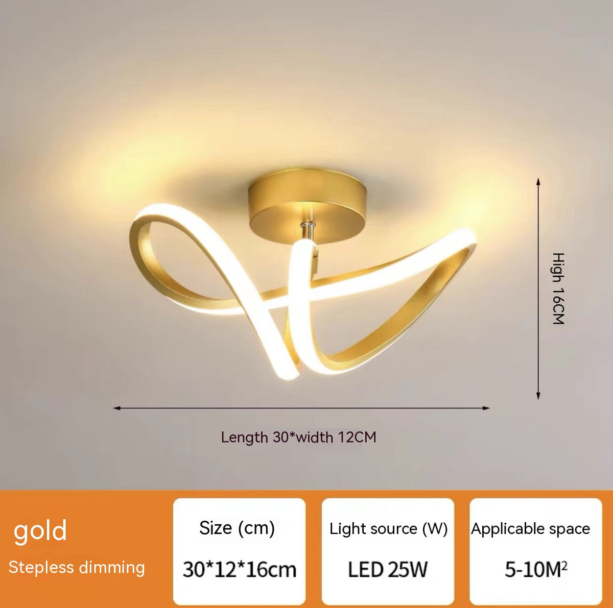 Modern LED Entryway Ceiling Light
